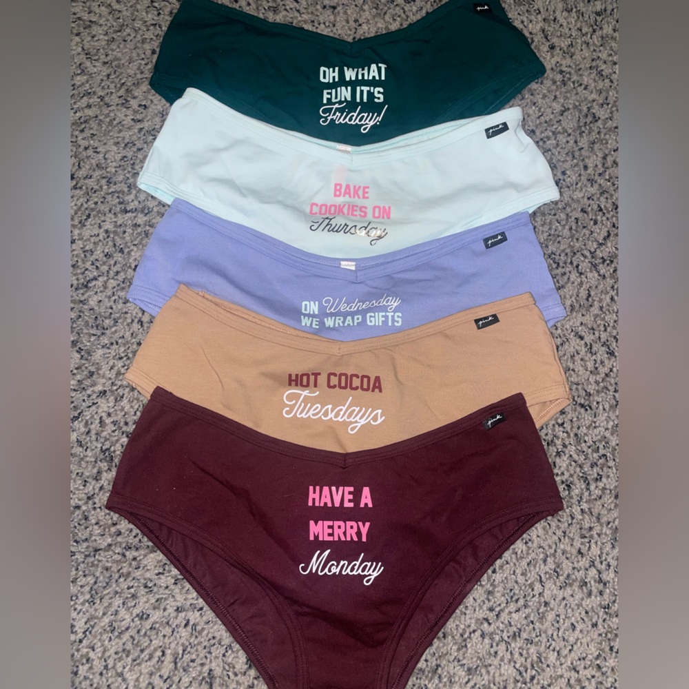PINK Holiday Daily underwear